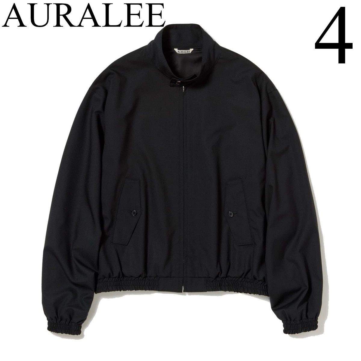 AURALEE 25SS サイズ4 SUPER FINE TROPICAL WOOL ZIP BLOUSON AURALEE 25SS サイズ4 SUPER FINE TROPICAL WOOL ZIP BLOUSON