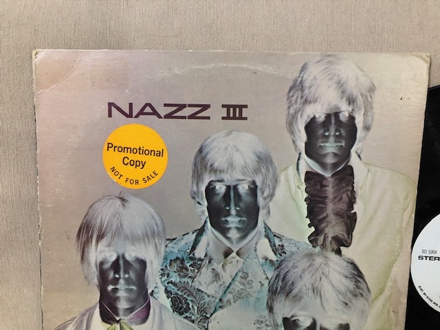 プロモ　NAZZ Ⅲ　オリジナル　盤良好　ジャケット並_画像3