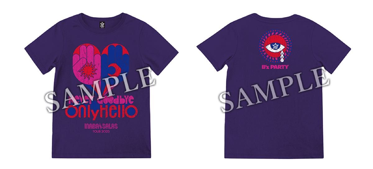 INABA/SALAS TOUR 2025 B'z Party限定 Tシャツ フリーサイズ INABA/SALAS TOUR 2025 B'z Party限定 Tシャツ フリーサイズ
