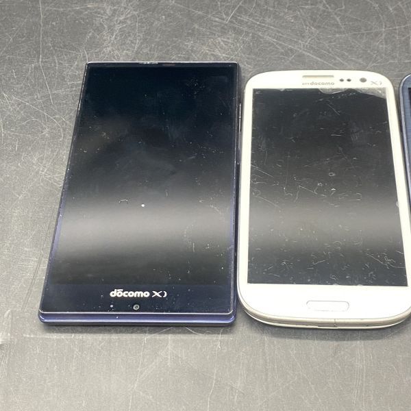 250228AE【注目】まとめて3臺(tái)セット GALAXY S III SC-06D アクオス アンドロイド スマートホン ジャンク