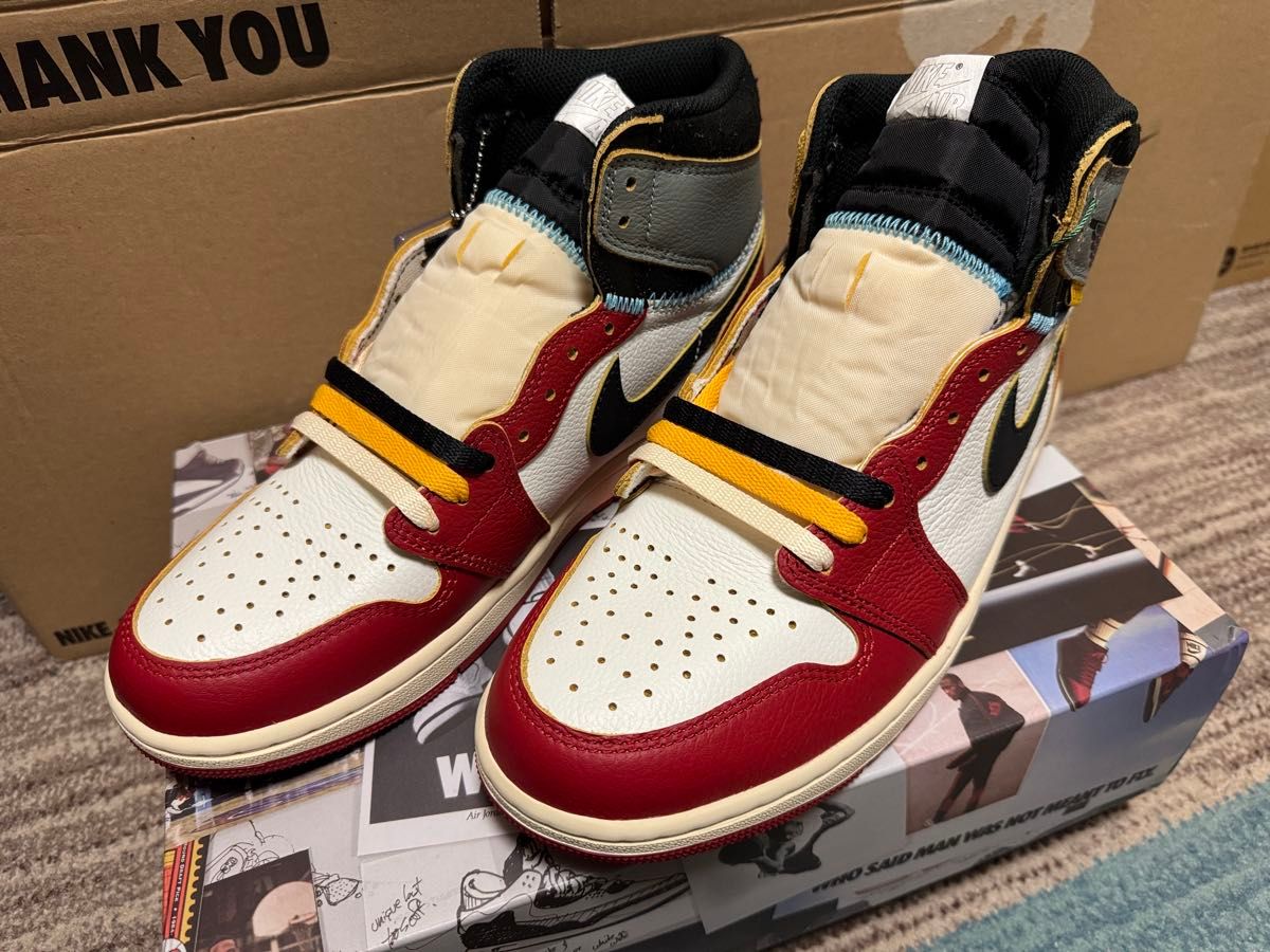 新品未使用】UNION × Nike Air Jordan 1 High OG Chicago/Shadow 新品未使用】UNION × Nike Air Jordan 1 High OG Chicago/Shadow