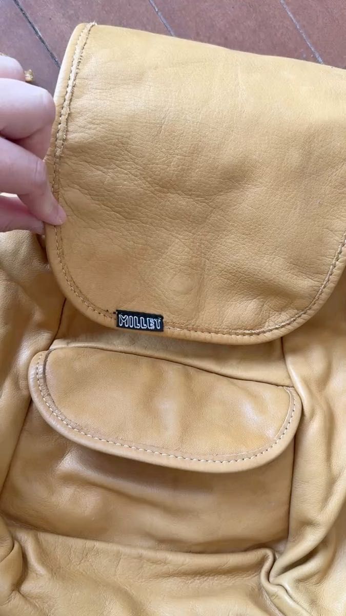 ミレー 本革 リュック デイバック