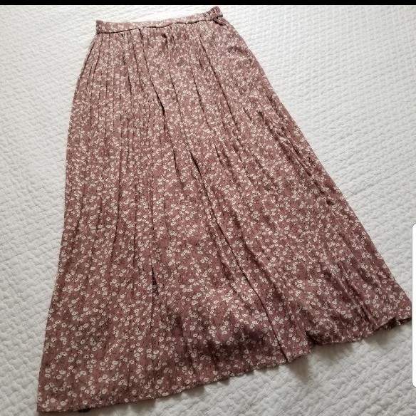 Paypayフリマ しまむら プチプラのあや 花柄 ロングスカート ピンク 消しプリーツ Paypayフリマ しまむら プチプラのあや 花柄 ロングスカート ピンク 消しプリーツ