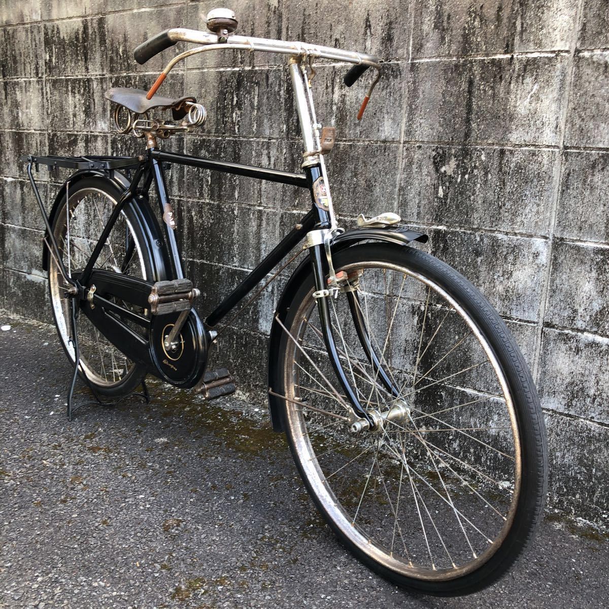 アンティーク。大正昭和時代、戦争前のサン號の自転車、部品は アンティーク。大正昭和時代、戦争前のサン號の自転車、部品は