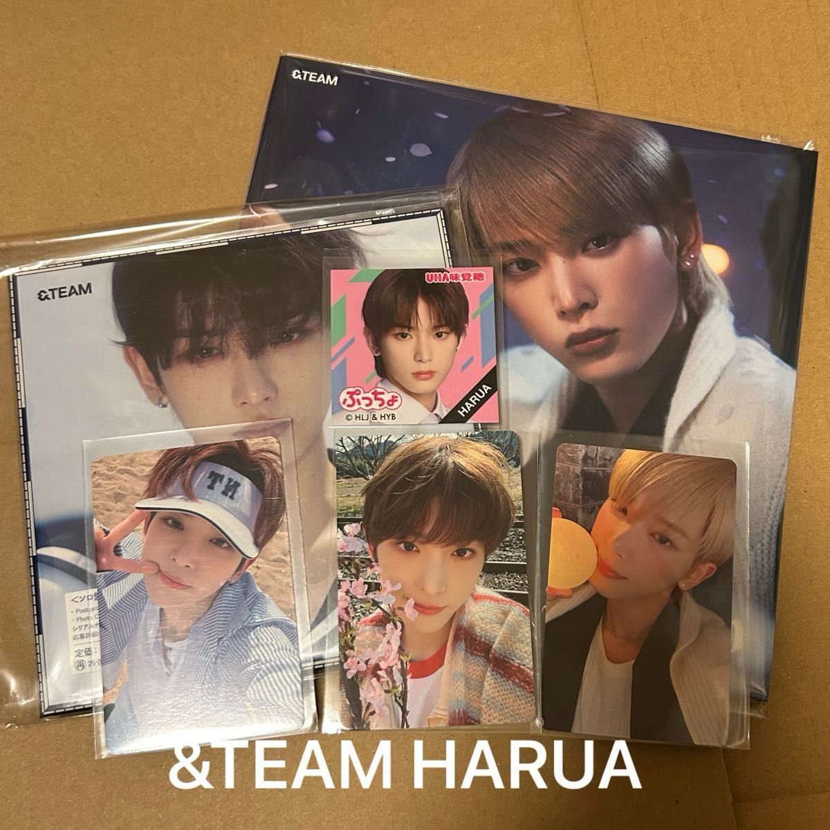 &TEAM ハルア HARUA 雪明かり 青嵐 ソロジャケ トレカ セット &TEAM ハルア HARUA 雪明かり 青嵐 ソロジャケ トレカ セット