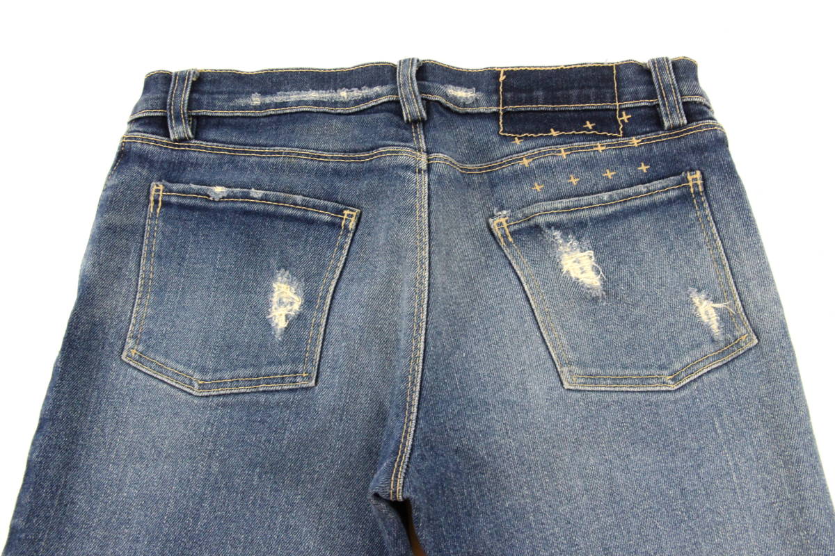 【KOHH着用】Ksubi × rohn herman 加工 デニムパンツ 10 インディゴ ブルー ダメージ ウォッシュ ローライズ スキニー TSUBI スビ ツビ . 【KOHH着用】Ksubi × rohn herman 加工 デニムパンツ 10 インディゴ ブルー ダメージ ウォッシュ ローライズ スキニー TSUBI スビ ツビ .