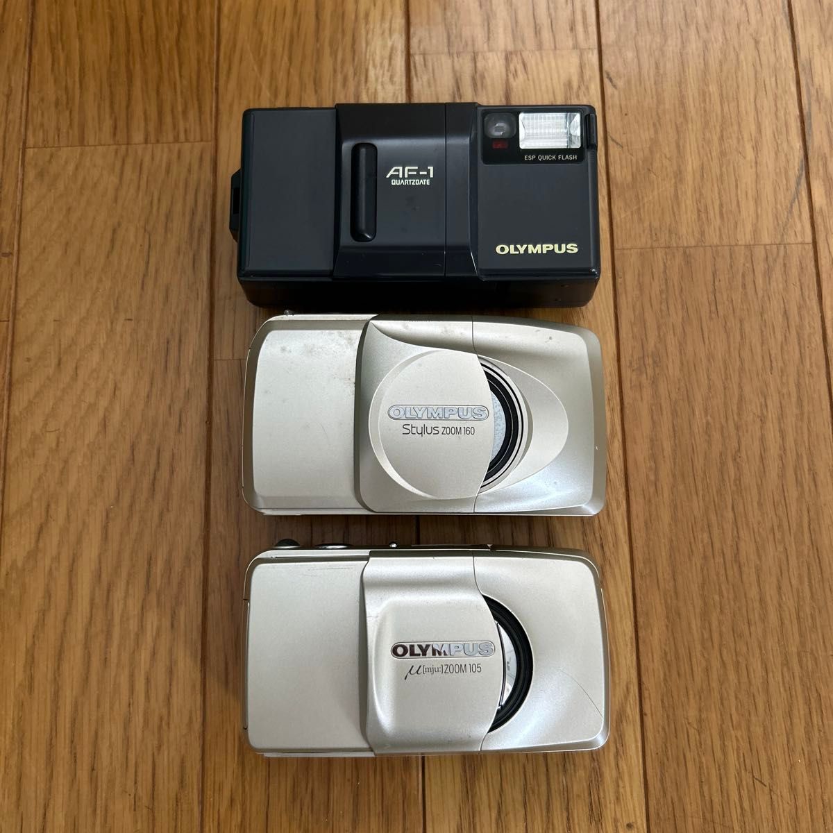 OLYMPUS フィルムカメラ 3点セット olympus AF-1 olympus mju OLYMPUS フィルムカメラ 3点セット olympus AF-1 olympus mju