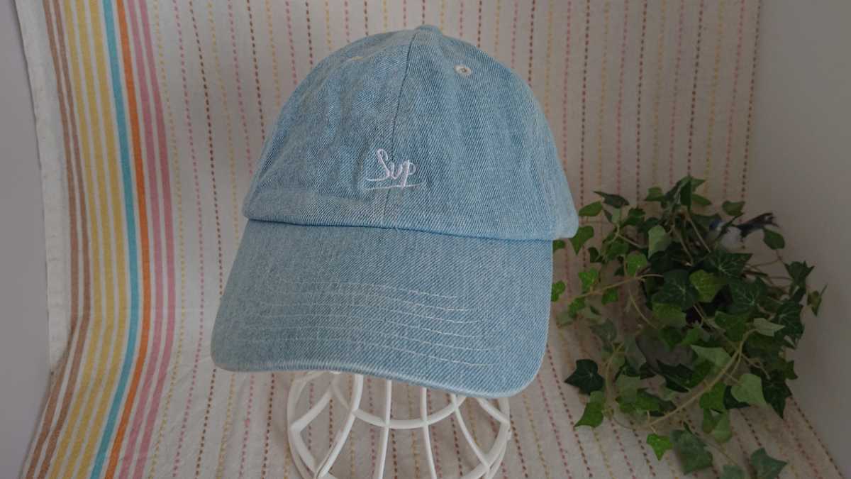 ヤフオク! - BROWNY SUP刺繍入りデニムキャップ コットンキ...