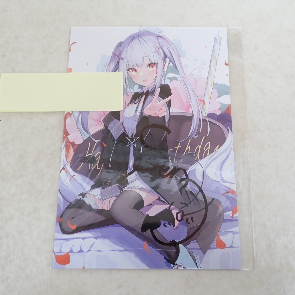 ぶいすぽっ! 空澄セナ 直筆サイン入り ポストカード 誕生日記念 ぶいすぽっ! 空澄セナ 直筆サイン入り ポストカード 誕生日記念