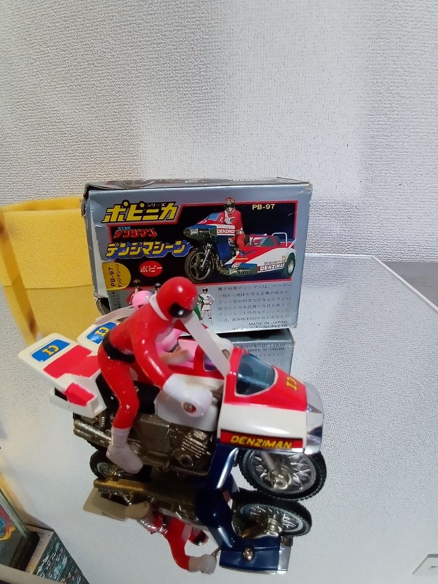 デンジマシーン デンジピンク等フィギュア付 電子戦隊デンジマン デンジマシーン デンジピンク等フィギュア付 電子戦隊デンジマン