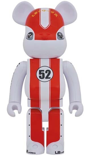 新品 BE@RBRICK MEDICOM TOY LIBERTY WALK リバZくん ベアブリック リバティーウォーク 1000% ホビー ホワイト/レッド