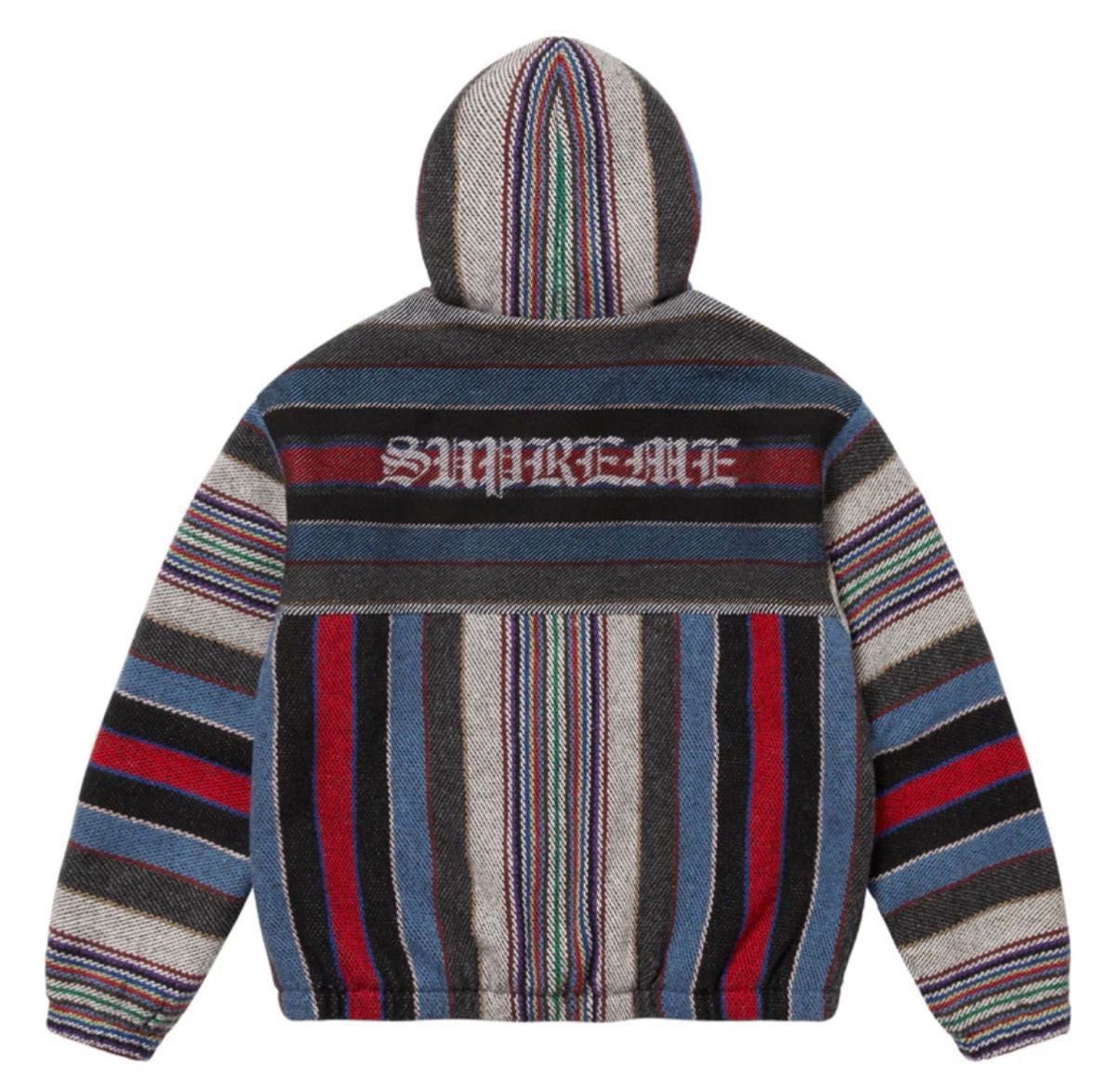 Supreme Woven Stripe Hooded Jacket Black|Yahoo!フリマ(旧 Supreme Woven Stripe Hooded Jacket Black|Yahoo!フリマ(旧