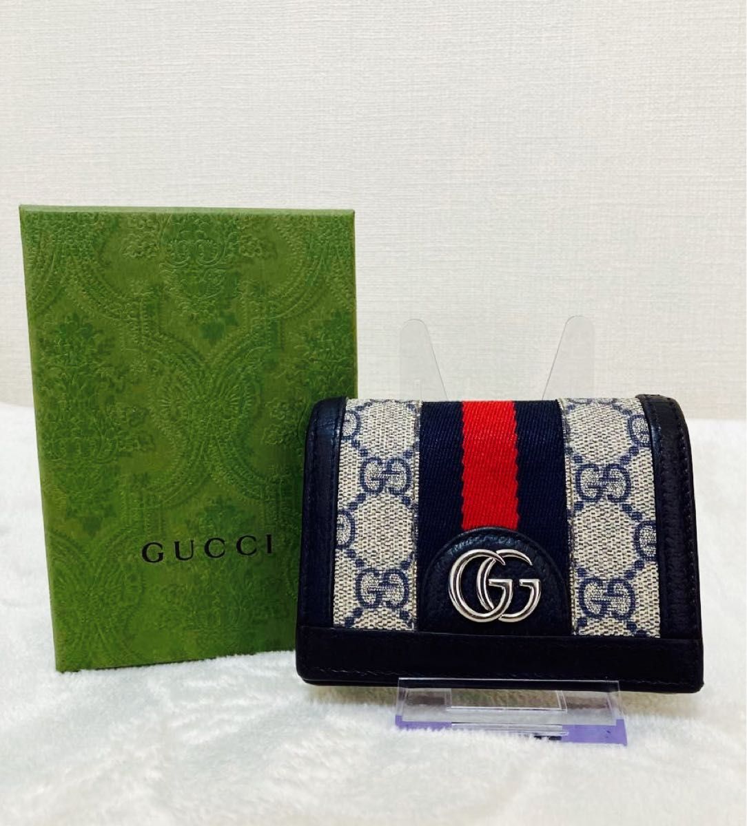 グッチ GUCCI 財布 二つ折り オフィディア GG カードケース グッチ GUCCI 財布 二つ折り オフィディア GG カードケース