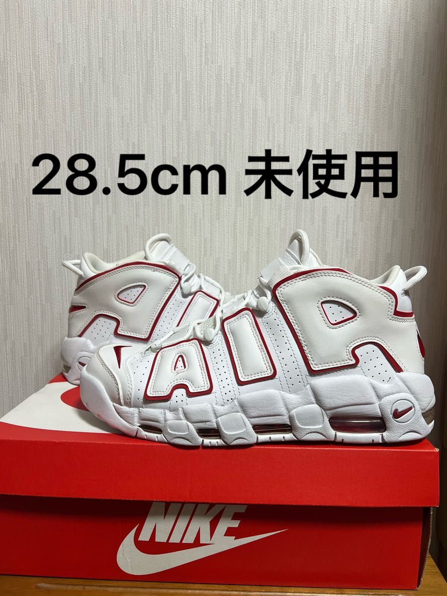 Nike Air More Uptempo White/Varsity Red"