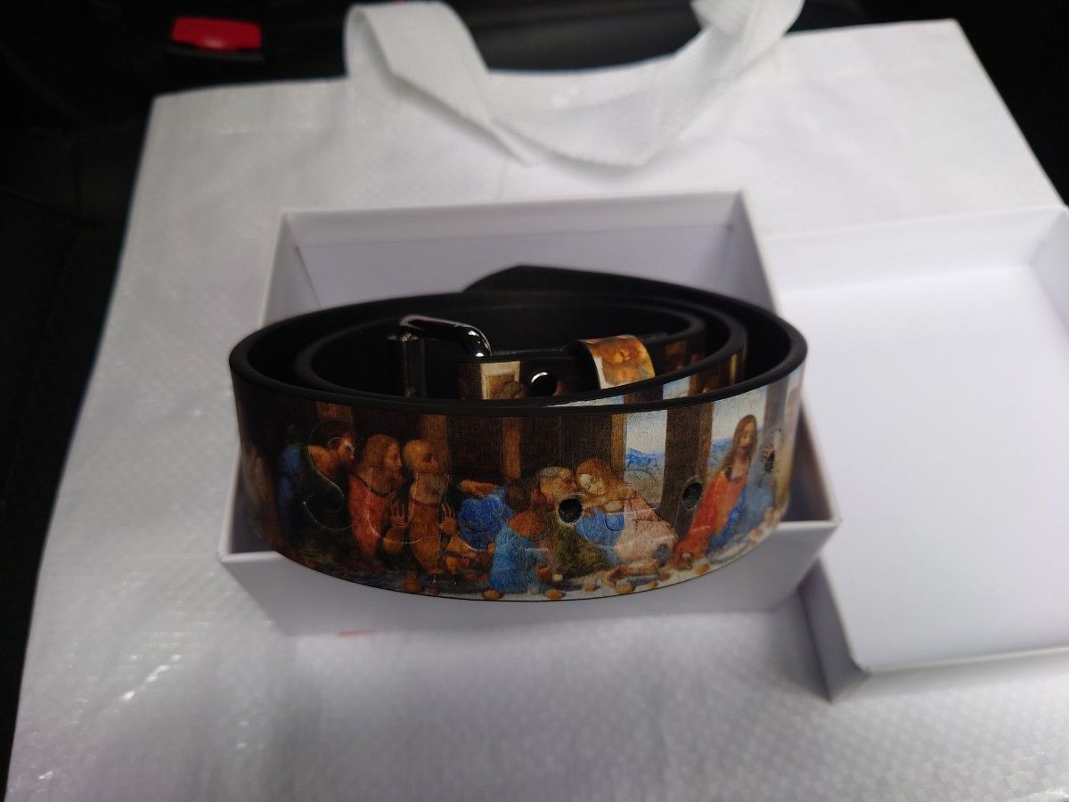 Supreme Last Supper Leather Belt Multi S シュプリーム ラスト Supreme Last Supper Leather Belt Multi S シュプリーム ラスト
