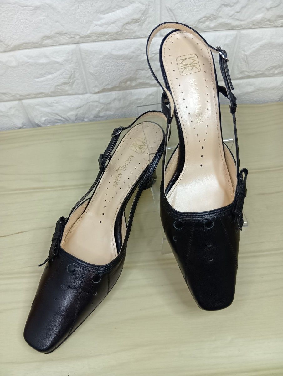 MICHEL KLEIN バックバンドパンプス スクエアトゥ (P-53)|Yahoo MICHEL KLEIN バックバンドパンプス スクエアトゥ (P-53)|Yahoo