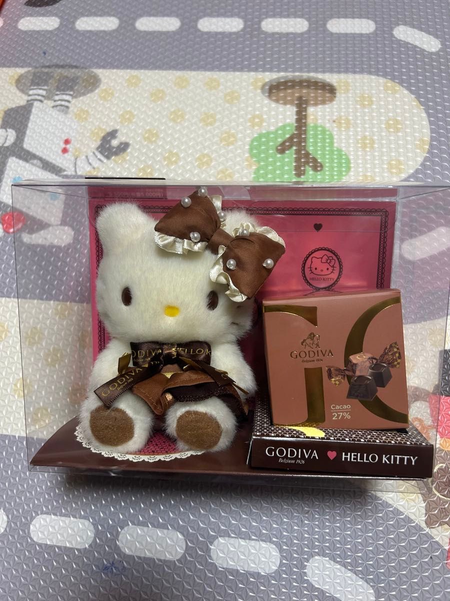新品未開封 ハローキティ GODIVA&ぬいぐるみ2025 ハローキティ ゴディバ GODIVA&マスコットホルダー 2025 新品未