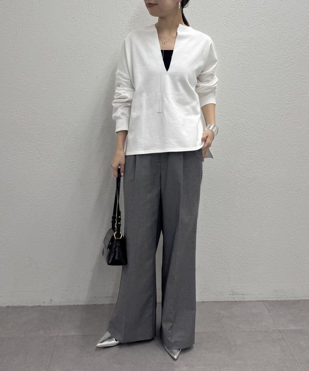 ラウンジドレス スキッパースウェット 新品未使用 新品 Loungedress スキッパースウェット ラウンジドレス
