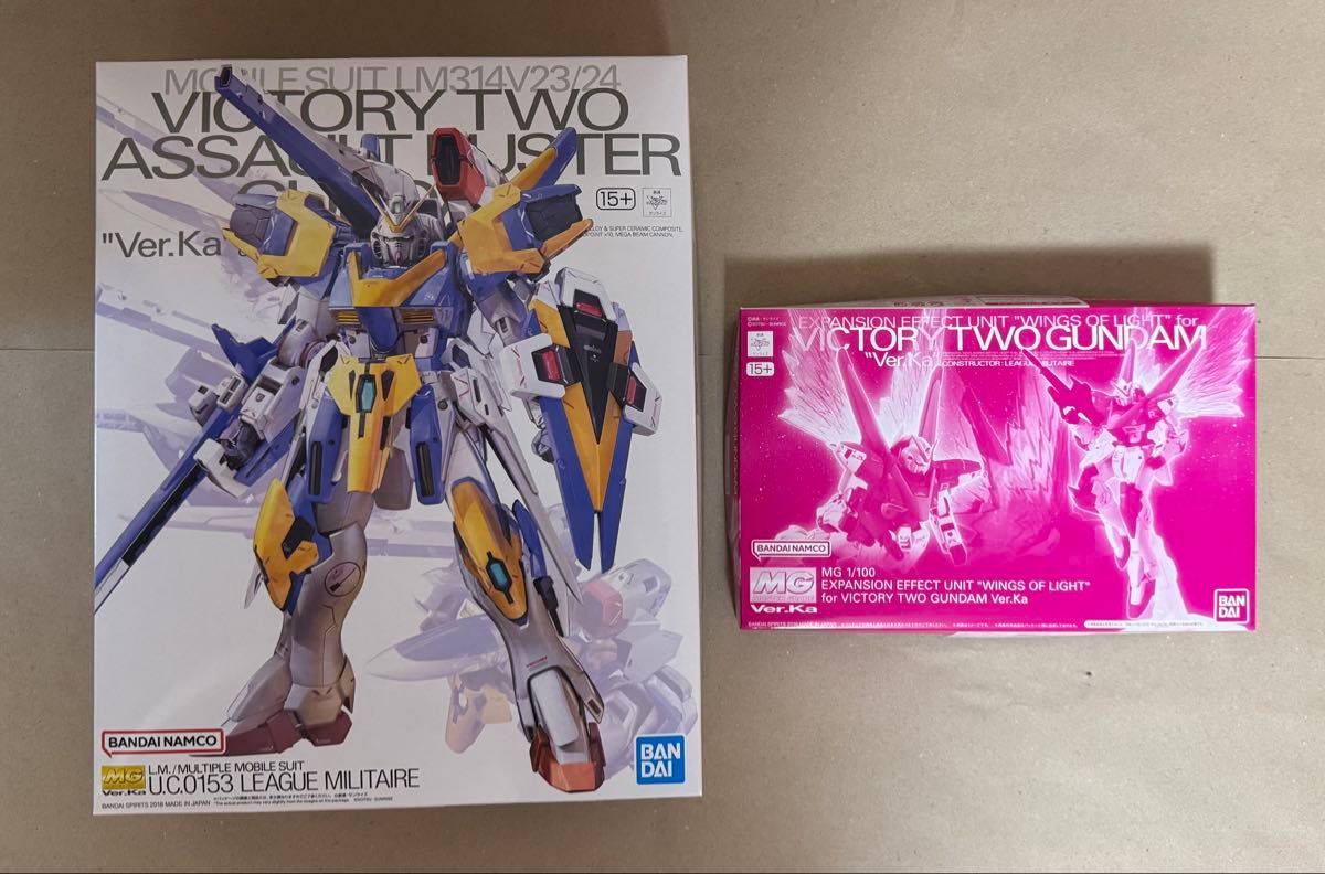 MG V2アサルトバスターガンダム Ver.Ka + 拡張エフェクトセット MG V2アサルトバスターガンダム 拡張エフェクトユニット 光の翼