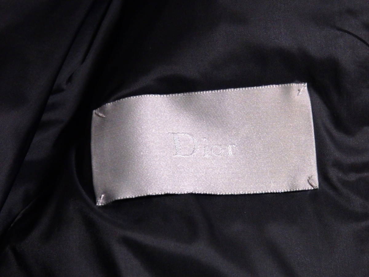 ディオールオム Dior ダウンジャンパー ダウンジャケット レザー 羊革 48 定価26万円 OH3143501566 ZOOEZOKK_画像9