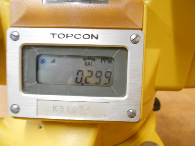191021☆測量TOPCON☆トプコントータルステーション(光波)GTS 191021☆測量TOPCON☆トプコントータルステーション(光波)GTS