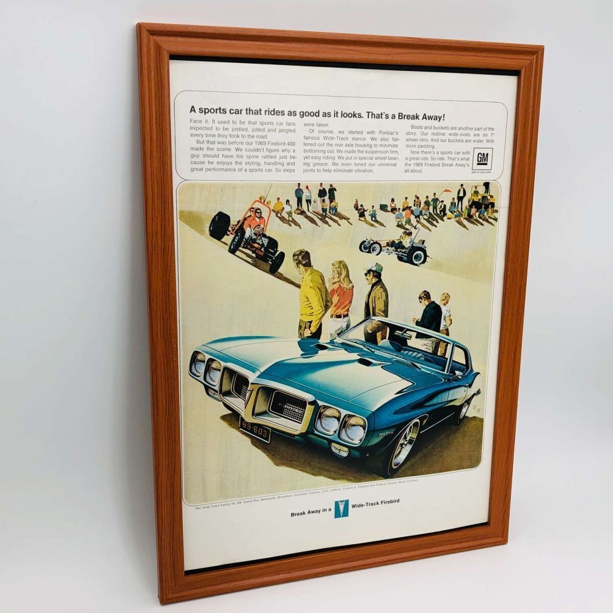 当時物 ビンテージ 広告 ポスター 『 GM 自動車 ファイアバード 当時物 ビンテージ 広告 ポスター 『 GM 自動車 ファイアバード