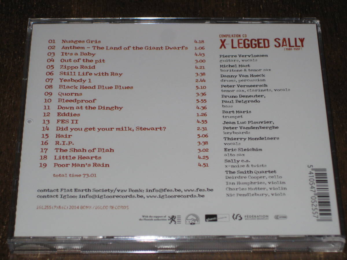 X-LEGGED SALLY Ｘ-レツグドサリー/ COMPILATION コンピレーション 1988-1997 輸入盤 ほぼ新品_画像2