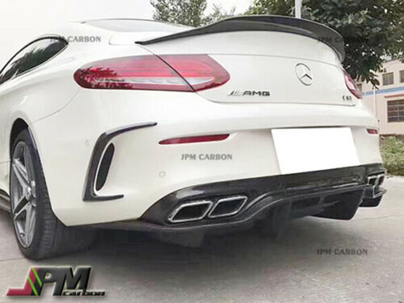 W205 C63 C63S クーペ AMG PS Type カーボン リアバンパー