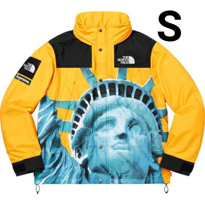 【S】Supreme The North Face Statue of Liberty Mountain Jacket シュプリーム 19AW マウンテンジャケット 自由の女神 YELLOW 黄色 TNF