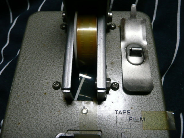 カセットテープ・VHSテープの接続にしようできる？かも。LPLシングル－８　721　ロールテープスプライサー　使用確認法不明、動作_画像3