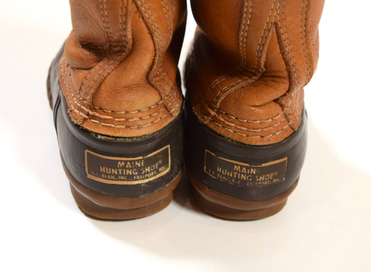 80s L.L.Bean Bean Boots US8(約24cm) MADE IN USA ヴィンテージエルエルビーン ビーンブーツ_画像6