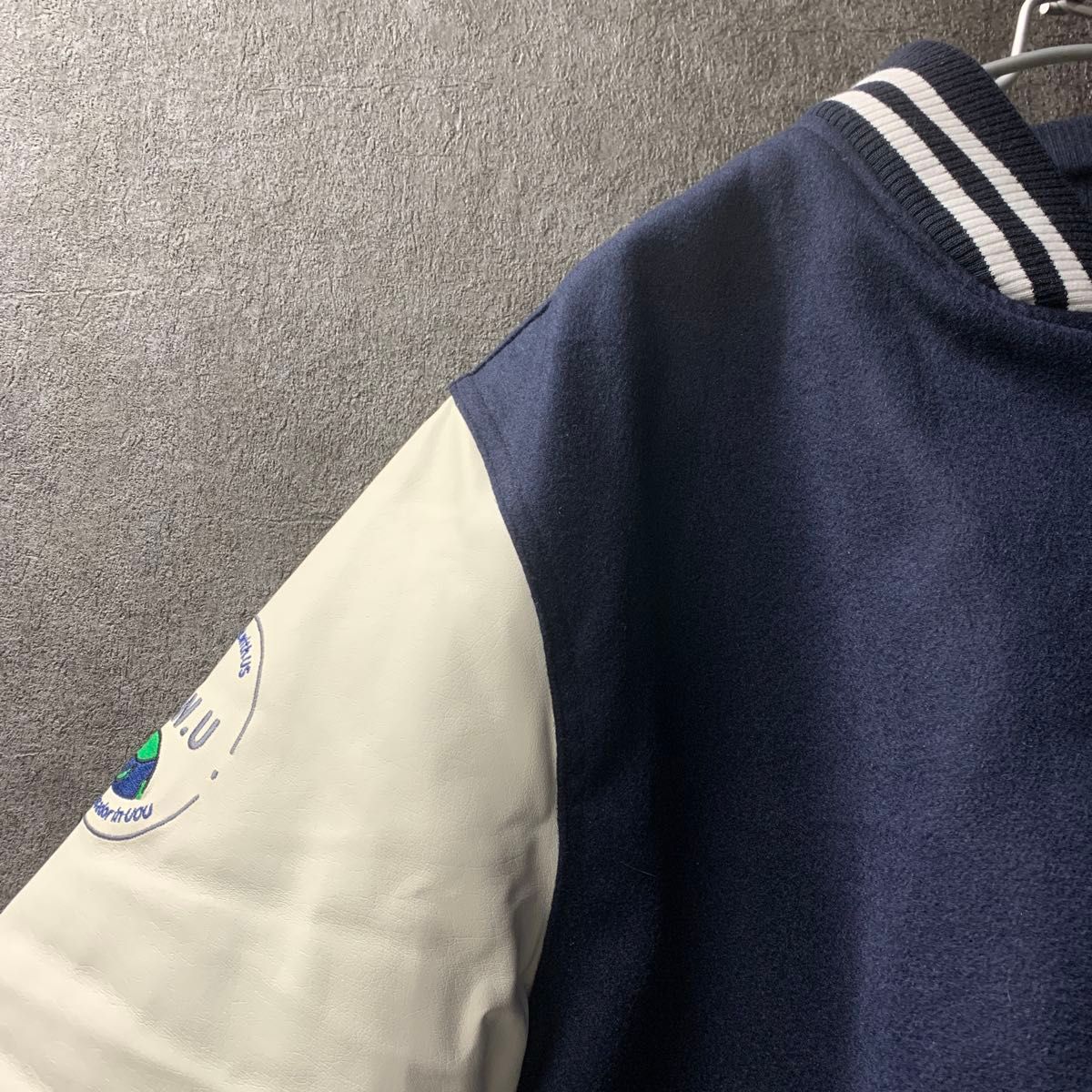 2XLサイズ 韓国 大学 スタジャン カレッジジャケット レザー 2XLサイズ 韓国 大学 スタジャン カレッジジャケット レザー