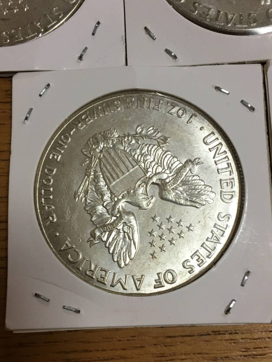 SJ58)アメリカ古銭 イーグル 1oz記念銀貨コイン22枚(北アメリカ SJ58)アメリカ古銭 イーグル 1oz記念銀貨コイン22枚(北アメリカ