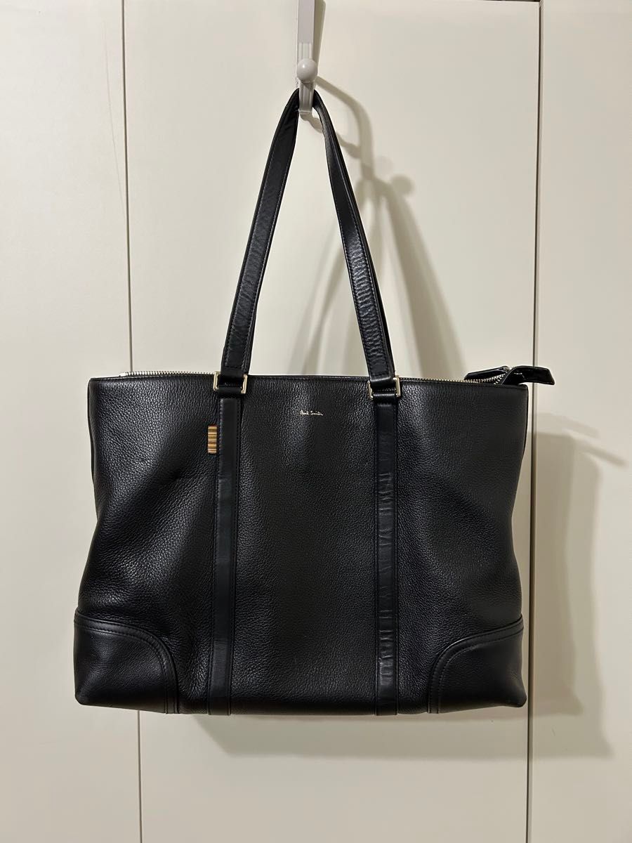 Paul Smith 【ポールスミス】 レザートートバッグ ブラック Paul Smith 【ポールスミス】 レザートートバッグ ブラック