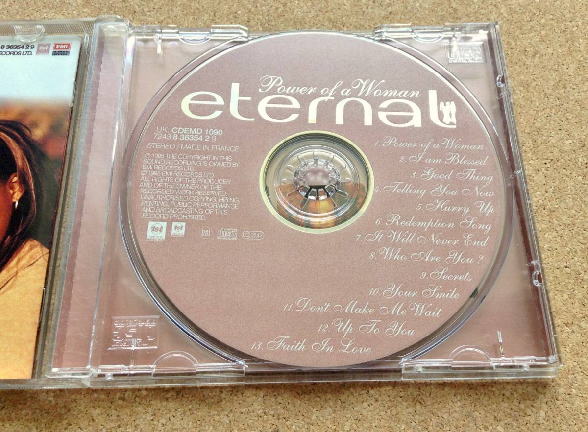 【盤面 美品！】◎ エターナル Eternal ／ パワー・オブ・ア・ウーマン POWER OF A WOMAN ◎ 海外盤 CD_画像2