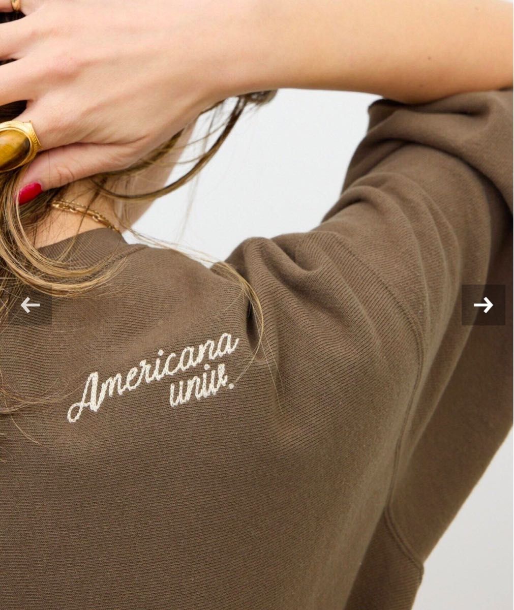 AMERICANA/アメリカーナ】 HALF SLEEVE SWEAT|Yahoo!フリマ(旧 AMERICANA/アメリカーナ】 HALF SLEEVE SWEAT|Yahoo!フリマ(旧