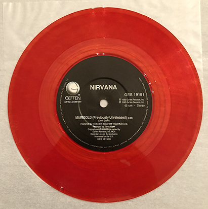 #NIRVANA new goods limitation 2550 sheets 1993 year Heart-Shaped Box 7*EP Red Transparent France original record GES 19191 SUB POP Geffenniruva-na