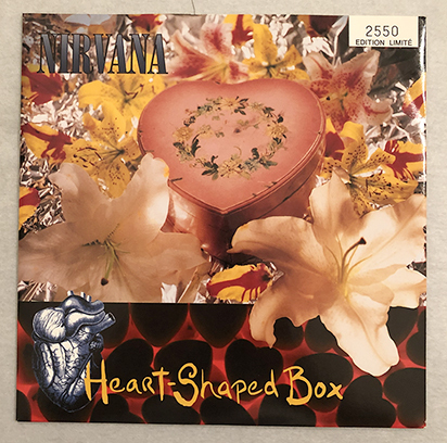 #NIRVANA new goods limitation 2550 sheets 1993 year Heart-Shaped Box 7*EP Red Transparent France original record GES 19191 SUB POP Geffenniruva-na