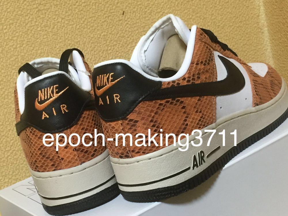 28cm 即決 正規新品 NIKE AIR FORCE 1 SNAKE BY YOU ID ナイキ フォース 蛇 スネーク_画像3