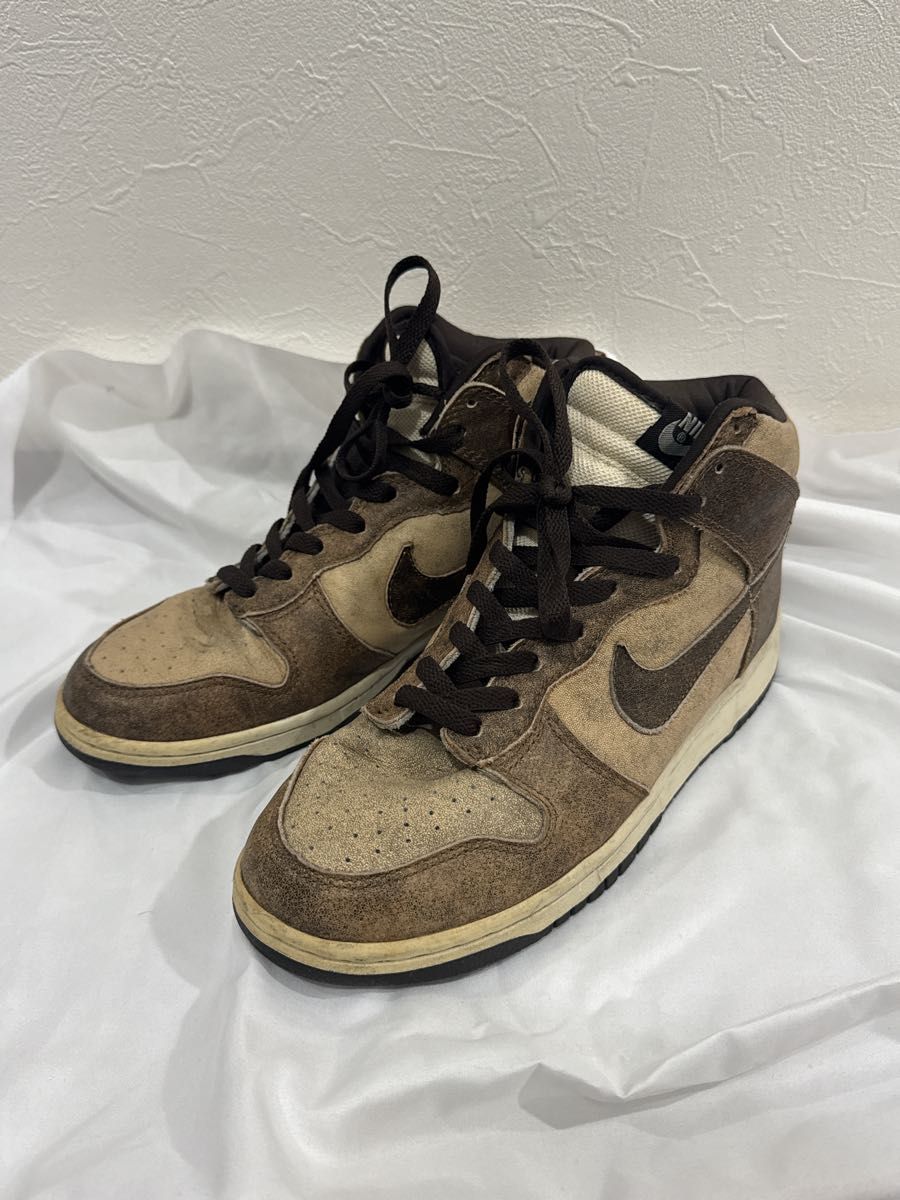 NIKE DUNK HI PREMIUM SB ダンク ナイキ ブラウン ヴィンテージ NIKE DUNK HI PREMIUM SB ダンク ナイキ ブラウン ヴィンテージ