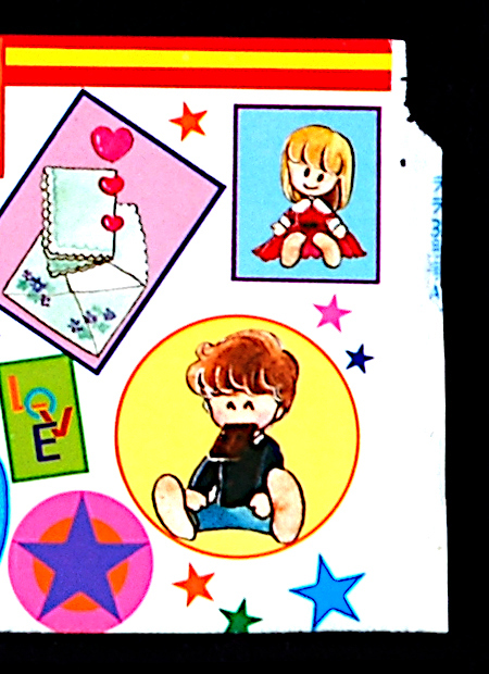 [Vintage] [New Item] 1980s LaLa Kyoko Hikawa LOVE Message Seallala.. сбоку ... Rav сообщение наклейка [tag00Sticker]