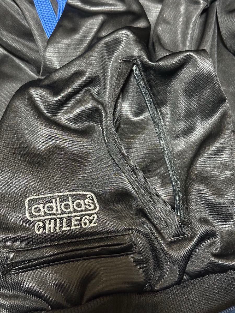 adidas コーティングジャージ chile62 黒×青|Yahoo!フリマ(旧 adidas コーティングジャージ chile62 黒×青|Yahoo!フリマ(旧