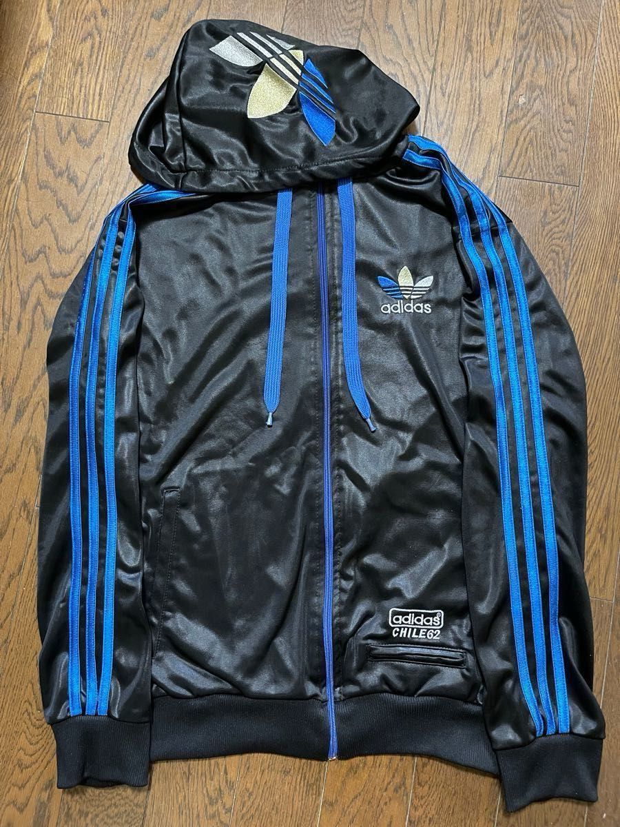 adidas コーティングジャージ chile62 黒×青|Yahoo!フリマ(旧 adidas コーティングジャージ chile62 黒×青|Yahoo!フリマ(旧