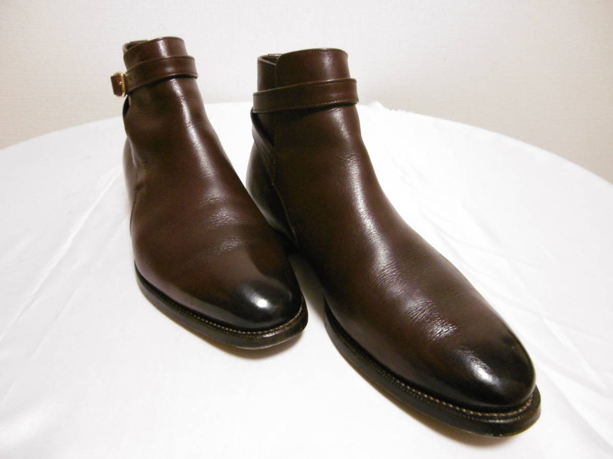 MIYAGI KOGYO Miyagi . industry jodhpur boots leather boots shoes wine series made in Japan men's 6 24cm