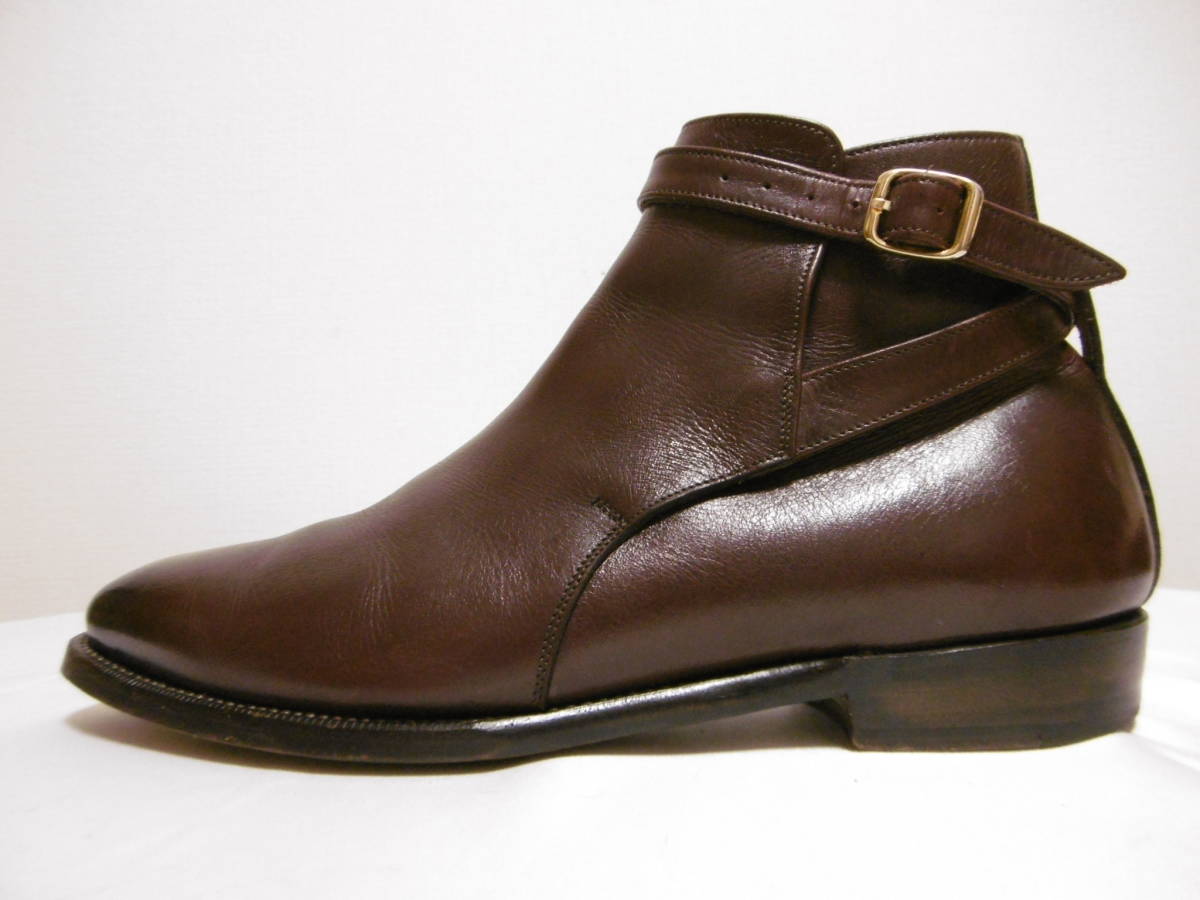 MIYAGI KOGYO Miyagi . industry jodhpur boots leather boots shoes wine series made in Japan men's 6 24cm