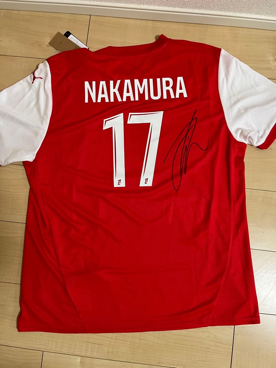 サッカー日本代表 中村敬斗 サイン入り スタッド・ランス サッカー日本代表 中村敬斗 サイン入り スタッド・ランス