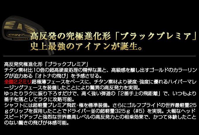 【新品 ヘッド 6個】ステルス シム2 M6 パラダイム ローグ g430 より二番手飛ぶ適合高反発 ワークスゴルフ CBR ブラックプレミア アイアン