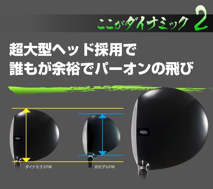 3番 5番 FW カスタム ヘッド 】ダイナゴルフ ダイナミクス