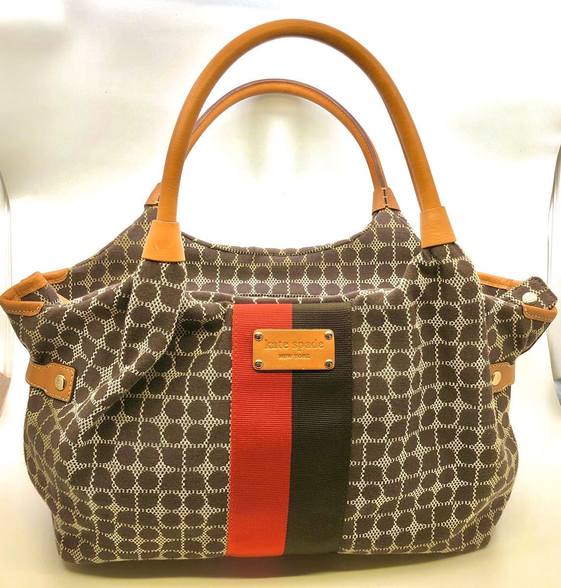 【ファン必携】KATE SPADE NEW YORK ケイトスペードニューヨーク ハンドバッグ 美品　現品限り KATE SPADE NEW YORK 特-斯佩德-手袋