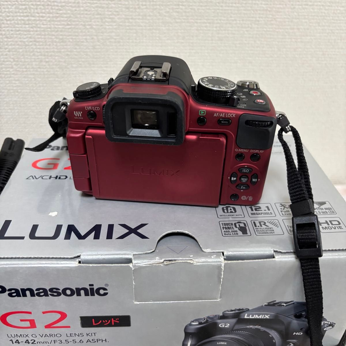 美品/パナソニック Panasonic LUMIX DMC-G2 カメラ レッド 美品/パナソニック Panasonic LUMIX DMC-G2 カメラ レッド